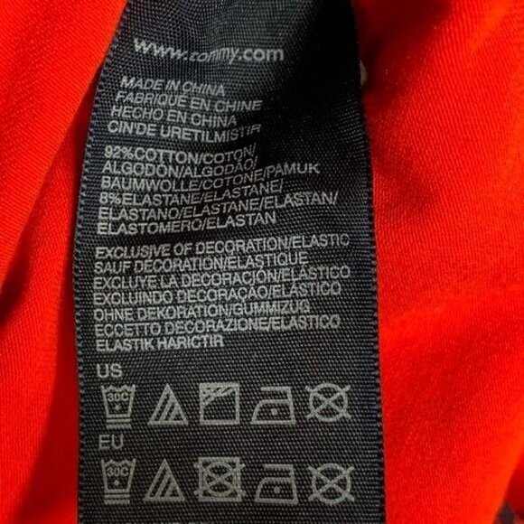 Tommy Hilfiger Red Sleeveless Mini Shift Dress Women’s Small - Picture 9 of 9